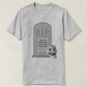 T-shirt RIP Halloween Voici Fred Tombstone T2