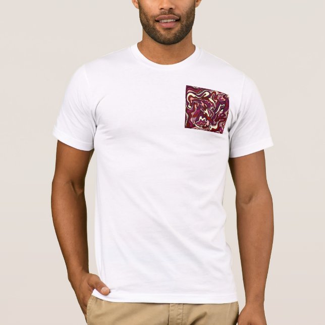 T-shirt Riple framboise (Devant)