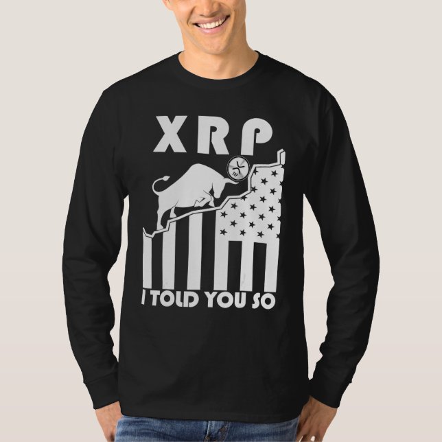 T-shirt Riple Xrp Trader Crypto Asset Trade Bull Trend Gr (Devant)