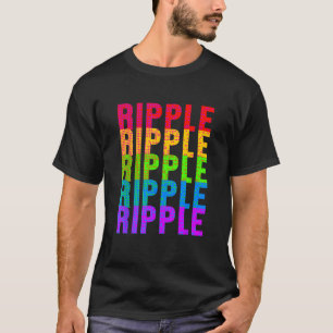 T-shirt Ripple Colorful XRP Cryptodevise Blocage monétaire