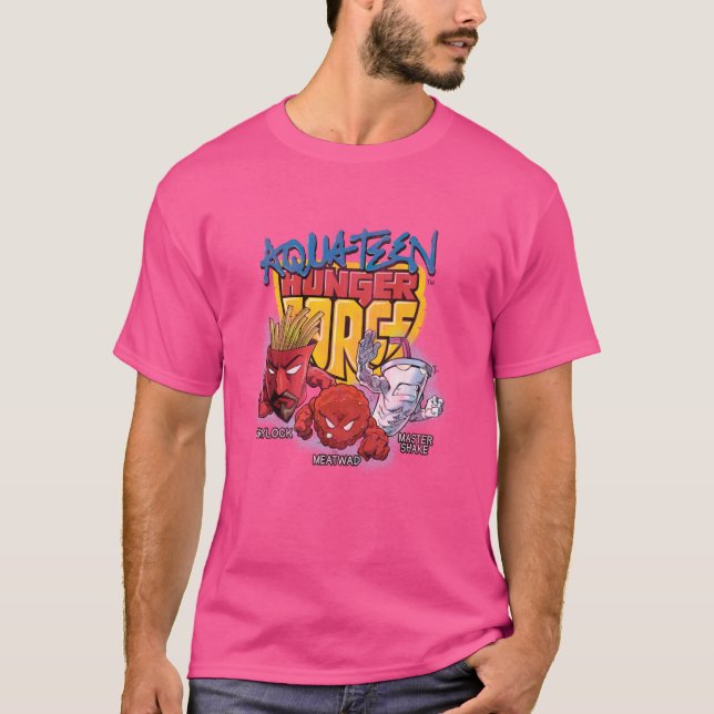 T-shirt Ripple Junction x Aqua Ado Hunger Force Group Adu (Devant)
