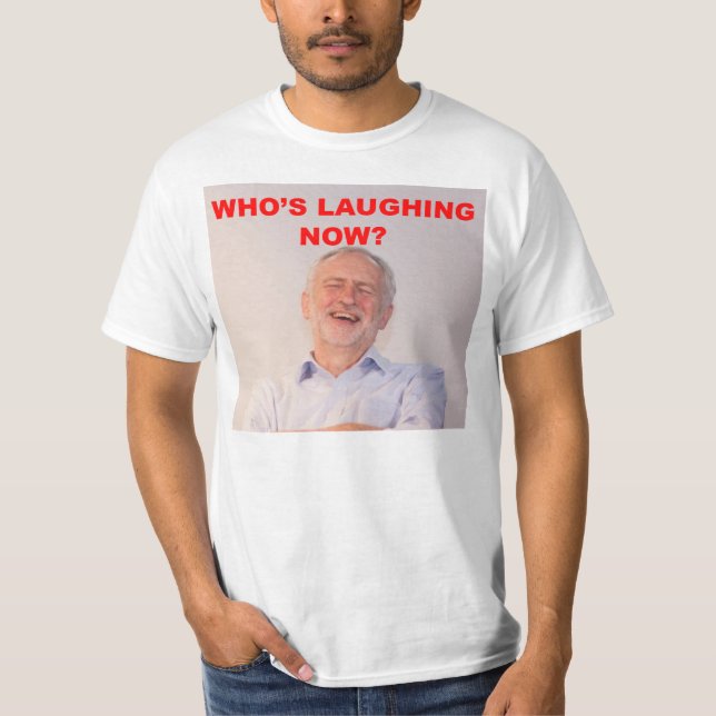 T-shirt Rire de Jeremy Corbyn (Devant)