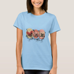 T-shirt Rire l'amour en direct