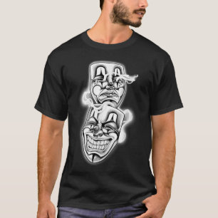 T-shirt Rire Maintenant Pleurer Plus Tard Chicano Tattoo F