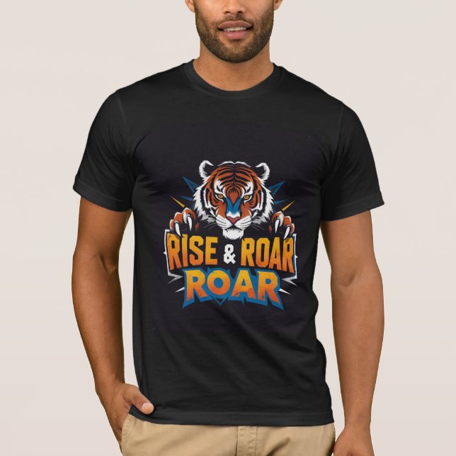 T-shirt Rise & Roar - Tigre (Devant)