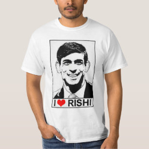 T-shirt Rishi sunak rétro