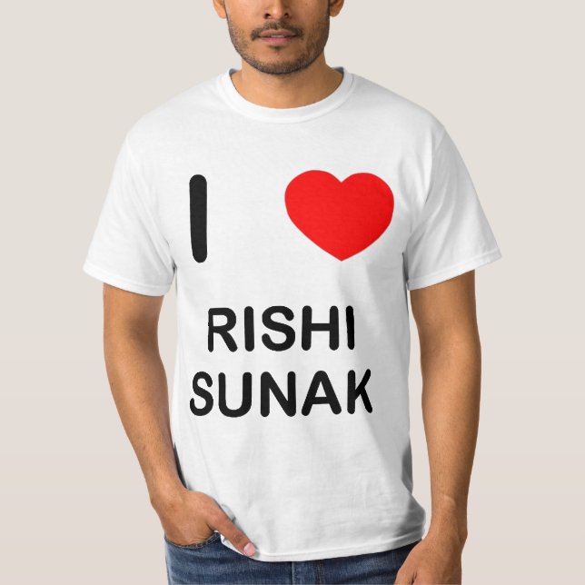 T-shirt Rishi Sunak - Rishi Dishy (Devant)