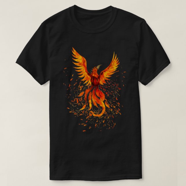 T-shirt Rising Phoeni Bird Premium  (Design devant)