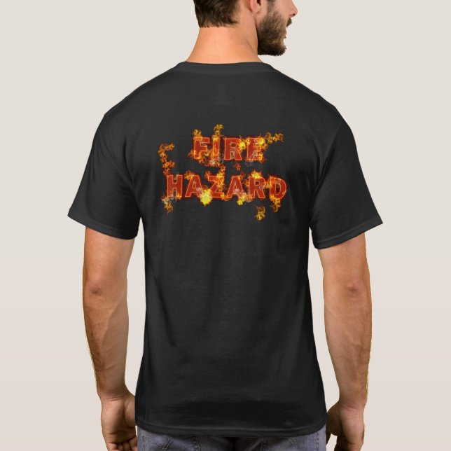 T-shirt Risque d'incendie (Dos)