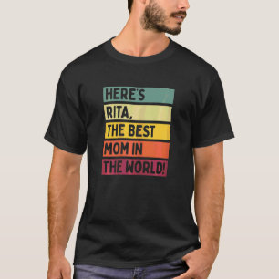 T-shirt Rita, la meilleure maman du monde Mothe