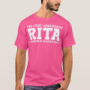 T-shirt Rita Personal Name Women Girl Funny Rita 
