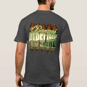 T-shirt Rivage du nord Oahu Hawaï de canalisation de