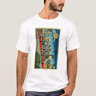 T-shirt Rive, la Californie - grandes scènes de lettre