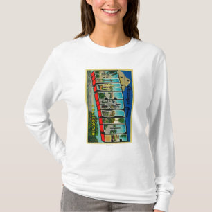 T-shirt Rive, la Californie - grandes scènes de lettre