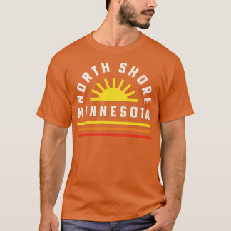T-shirt Rive nord Minnesota Lac Supérieur Duluth MN Rétro