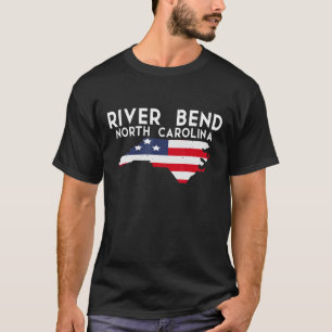 T-shirt River Bend North Carolina USA State America Travel