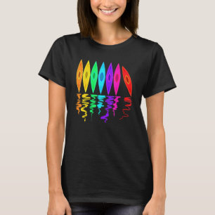 T-shirt River Kayak Pour Lake Kayak Trip Boot Team