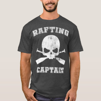T-shirt River Rafting Paddle Team Captain Whitewater