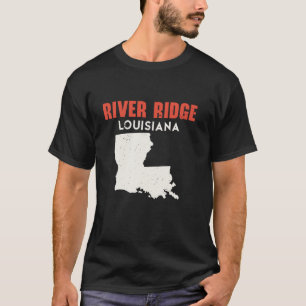 T-shirt River Ridge Louisiane USA State America Travel Lou