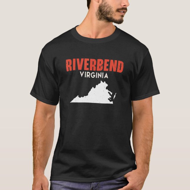 T-shirt Riverbend Washington USA State America Travel Wash (Devant)
