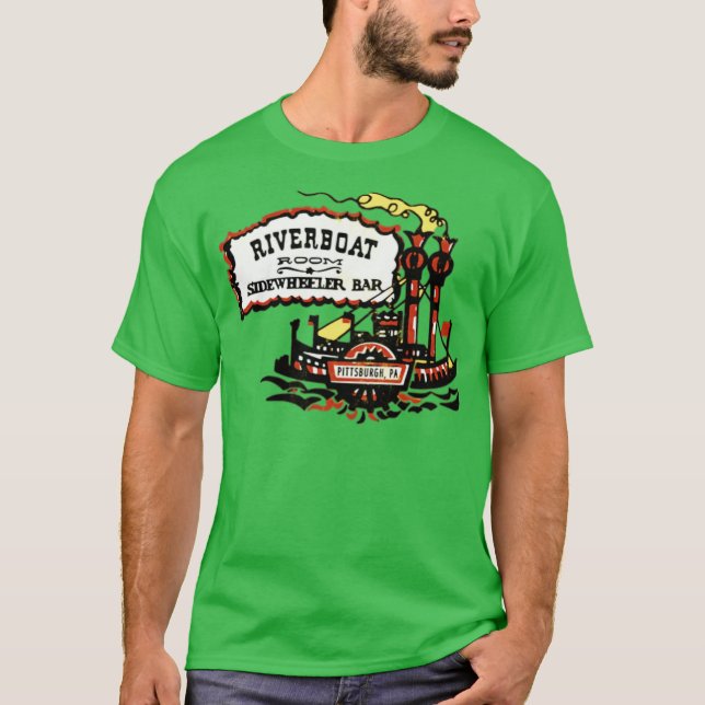 T-shirt Riverboat Room - Sidewheer Bar (Devant)