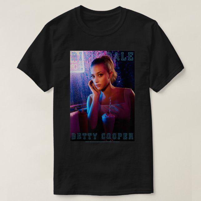 T-shirt Riverdale Betty Cooper Zip (Design devant)