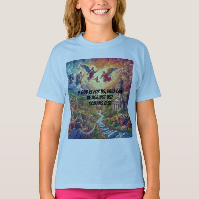 T-shirt Rivière céleste (Devant)