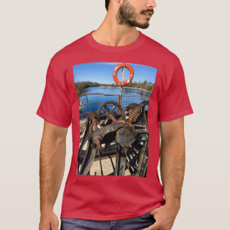 T-shirt Rivière de la machinerie ferroviaire