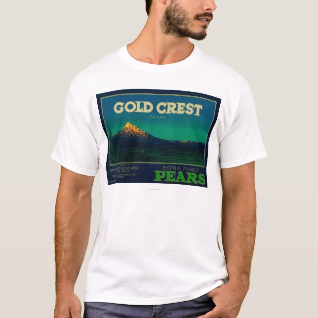 T-shirt Rivière de LabelHood de caisse de poire de crête (Devant)