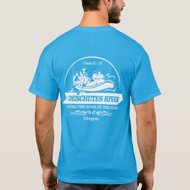 T-shirt Rivière Deschutes (rafting2) (Dos)
