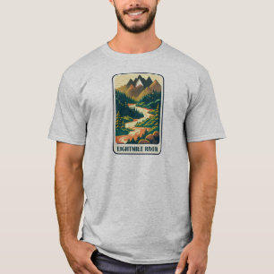 T-shirt Rivière Eightmile Couleurs du Connecticut