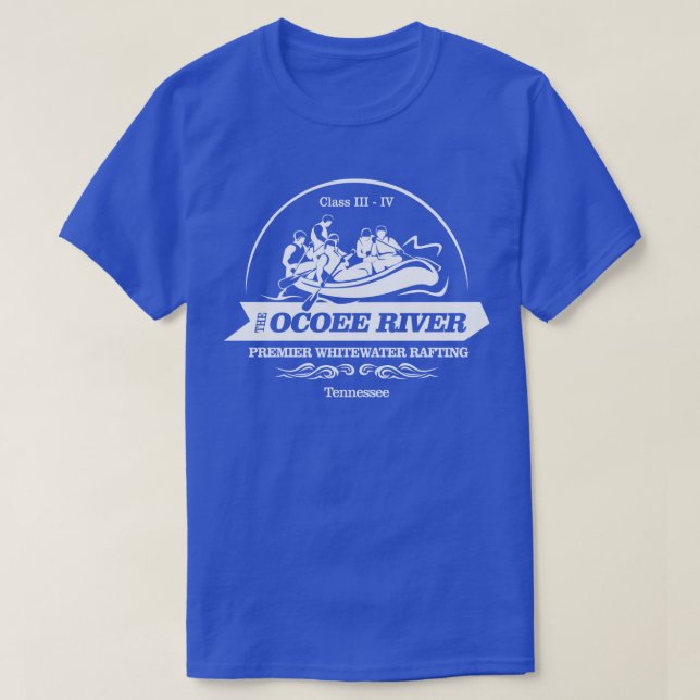 T-shirt Rivière Ocoee (rafting2) (Design devant)
