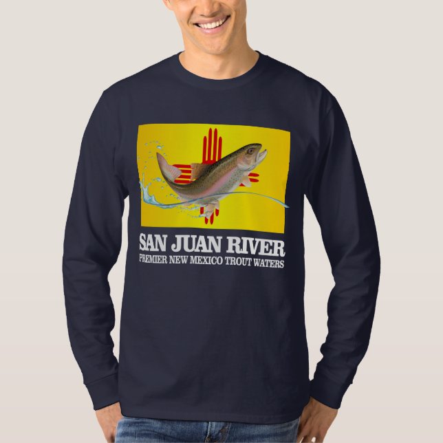 T-shirt Rivière San Juan (Eaux de truite Premier) (Devant)