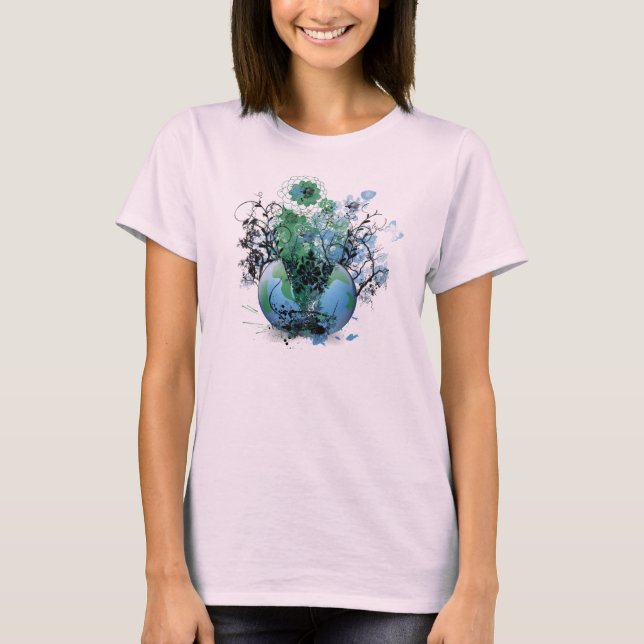 T-shirt Riyah-Li dessine la Terre (Devant)