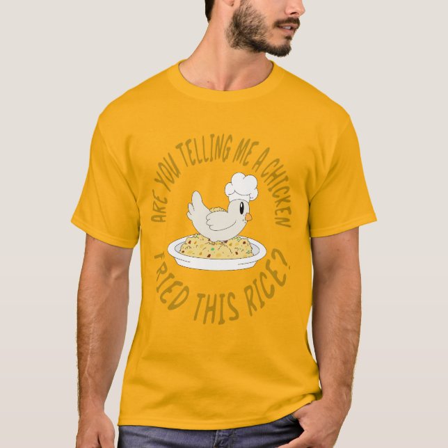 T-shirt riz au poulet frit (Devant)