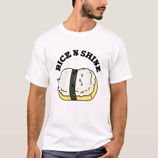 T-shirt Riz Et Brillant Sushi Pun (Devant)