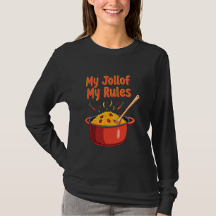 T-shirt Riz Jollof Cuisine ouest-africaine nigériane et gh