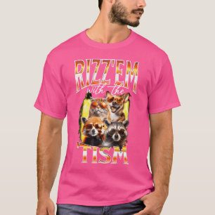 T-shirt Rizz Em Avec Le Tism Animals Autistic 90S Bootleg