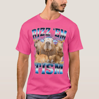 T-shirt Rizzem Avec Tism Femmes Hommes