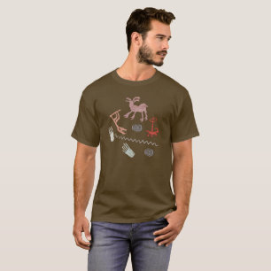T-shirt RKOriginals. Mélange de pétroglyphes