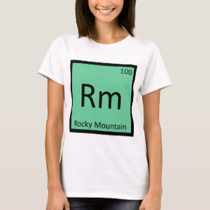 T-shirt Rm - Cheval de Montagne Rocheux à Allure Chimie Él