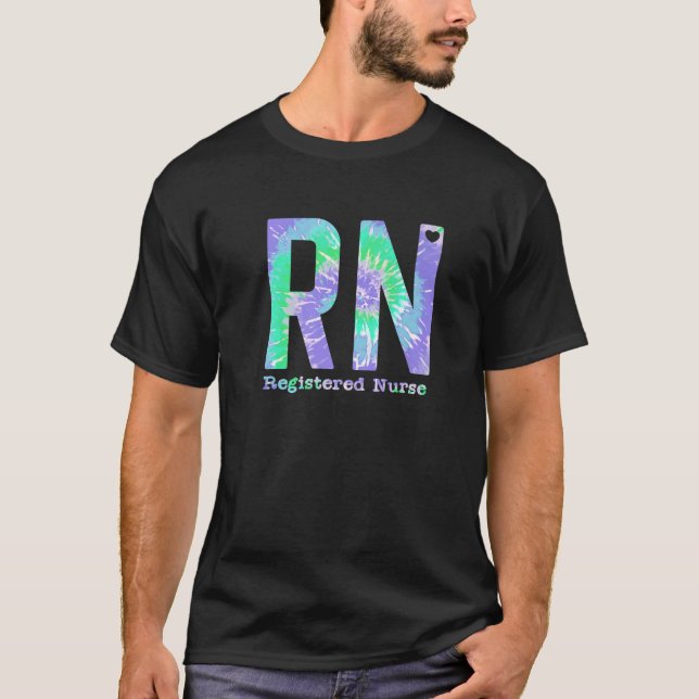 T-shirt RN S'Est Inscrit Pour Infirmer Vie Mélange Purple  (Devant)