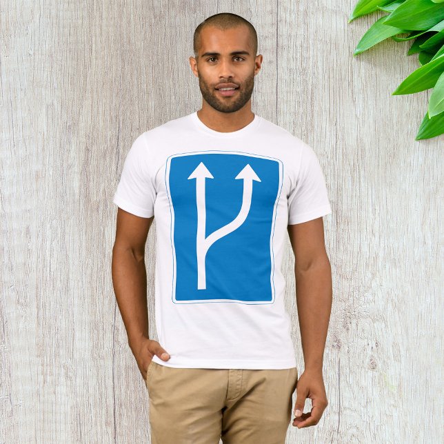 T - Shirt "Road Sign Arrows Mens" (Von Creator hochgeladen)