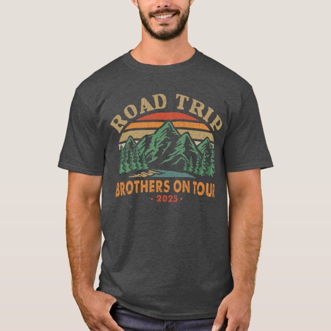 T-shirt Road Trip Brothers Sur Tour 2025 (Devant)