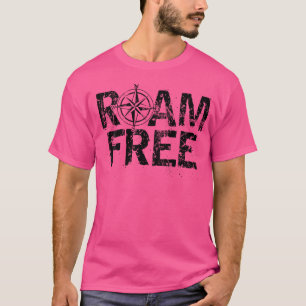 T-shirt Roam Free - Randonnée Camping Nature Extérieur Exp