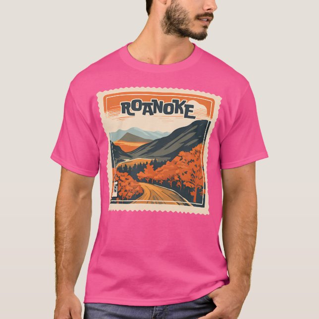 T-shirt Roanoke Va Mountain Roanoke Va Vacat Randonnée de  (Devant)
