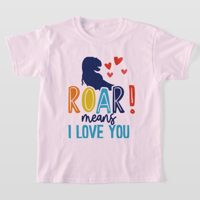 T-Shirt ROAR avec amour - Dino Kids' Tee (Poser)