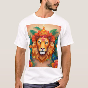 T-shirt "Roar dans le style : lion majestueux Graphic T-Sh