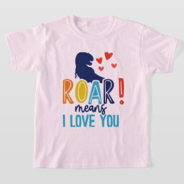 T - Shirt ROAR mit Liebe - T-Shirt Dino Kids