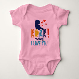 T - Shirt ROAR mit Liebe - T-Shirt Dino Kids